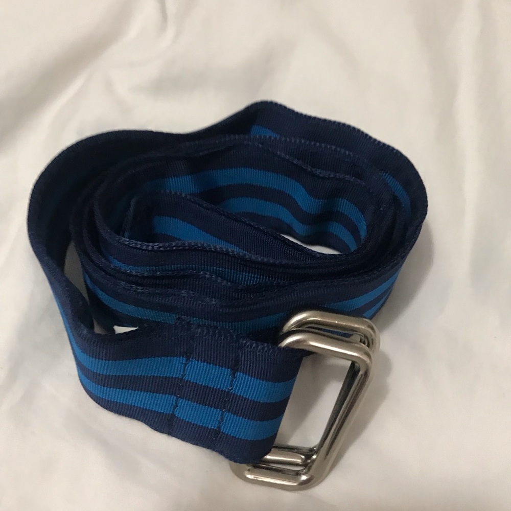 J.CREW striped adjustable belt s/m